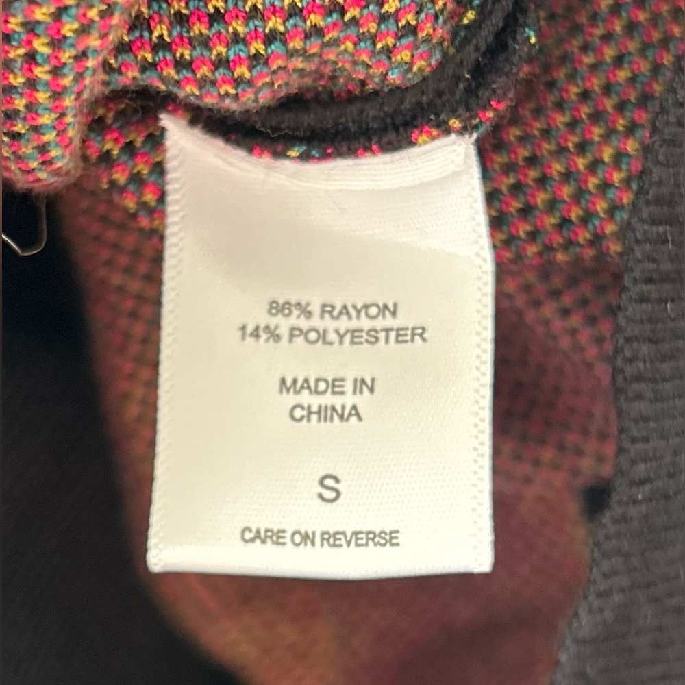 🆕 New York & Company Plaid Sweater Top | S - Picture 3 of 7